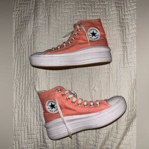 Converse Women's High-Top Sneakers - Coral